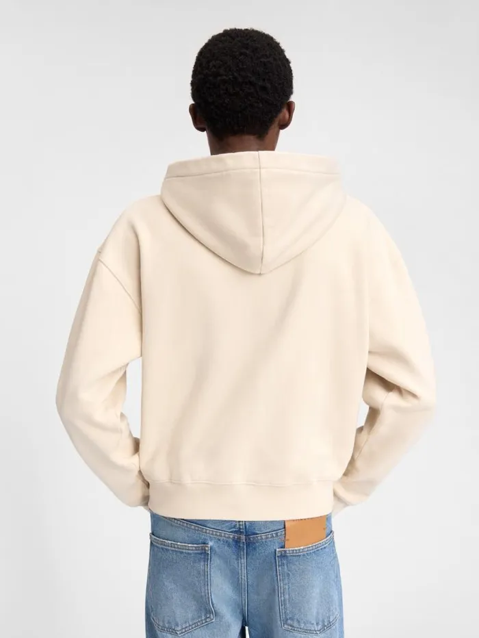 JACQUEMUS The Gros Grain Zipped Hoodie Beige WomenMen Sweatshirts and Joggings JACQUEMUS The Gros Grain Zipped Hoodie Beige WomenMen Sweatshirts and Joggings