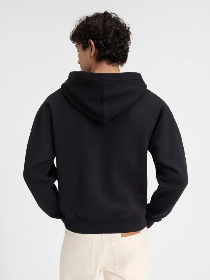 JACQUEMUS The Gros Grain Zipped Hoodie Black WomenMen Sweatshirts and Joggings JACQUEMUS The Gros Grain Zipped Hoodie Black WomenMen Sweatshirts and Joggings