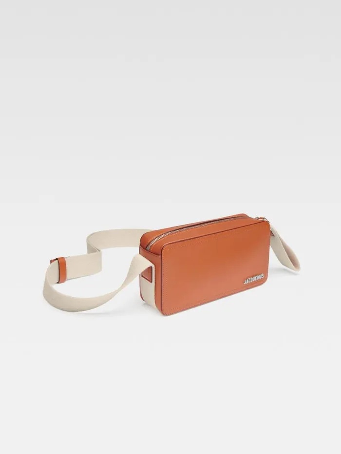JACQUEMUS The Horizontal Cuerda Light Brown Men Bags JACQUEMUS The Horizontal Cuerda Light Brown Men Bags