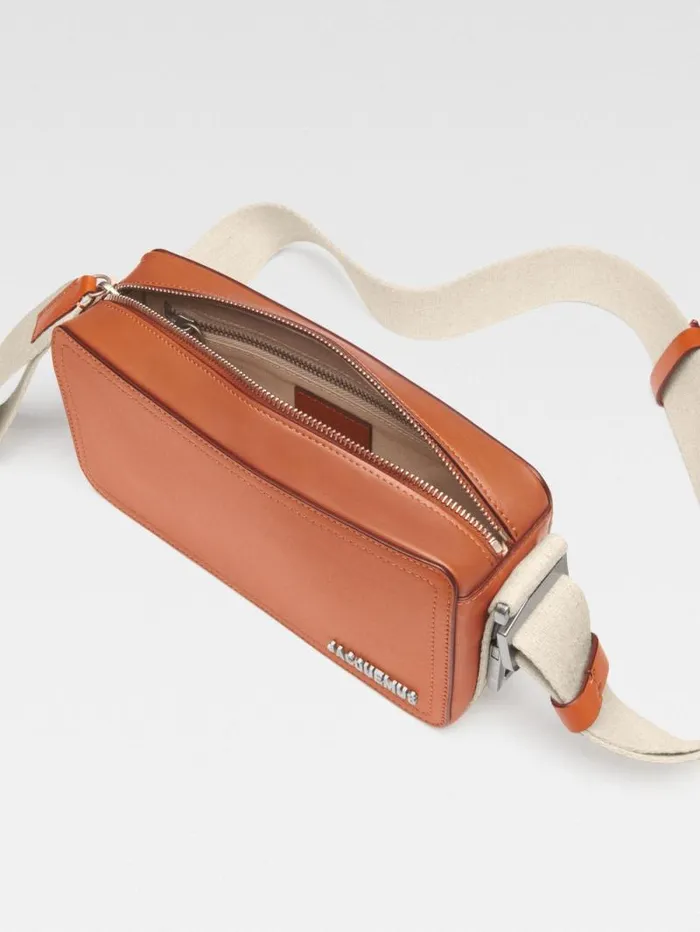 JACQUEMUS The Horizontal Cuerda Light Brown Men Bags JACQUEMUS The Horizontal Cuerda Light Brown Men Bags
