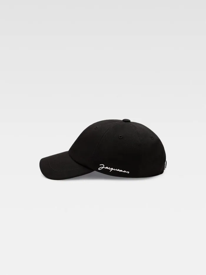 JACQUEMUS The Jacquemus Cap Black WomenMen Hats