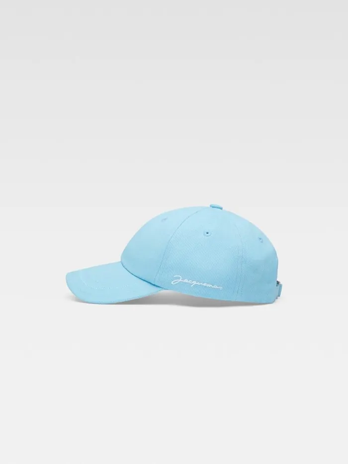 JACQUEMUS The Jacquemus Cap Blue Women Hats JACQUEMUS The Jacquemus Cap Blue Women Hats