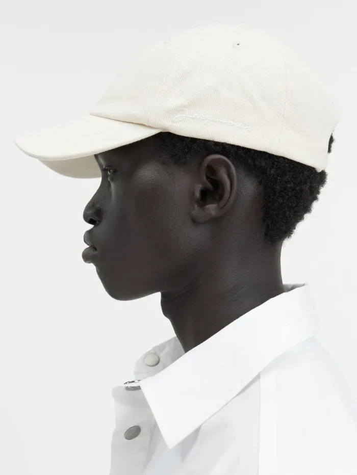 JACQUEMUS The Jacquemus Cap Offwhite WomenMen Hats JACQUEMUS The Jacquemus Cap Offwhite WomenMen Hats