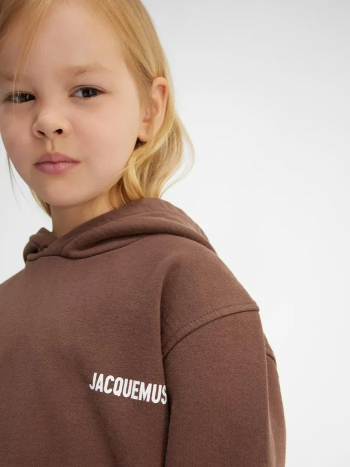 JACQUEMUS The Jacquemus Kids039 Sweatshirt Dark Brown WomenMen Tops JACQUEMUS The Jacquemus Kids039 Sweatshirt Dark Brown WomenMen Tops