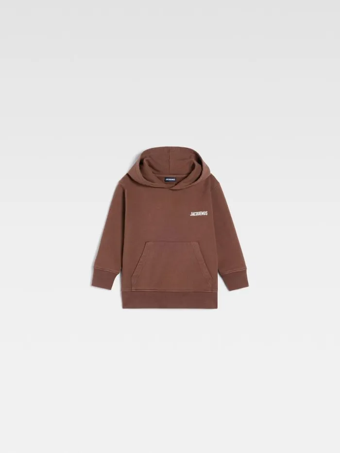 JACQUEMUS The Jacquemus Kids039 Sweatshirt Dark Brown WomenMen Tops JACQUEMUS The Jacquemus Kids039 Sweatshirt Dark Brown WomenMen Tops