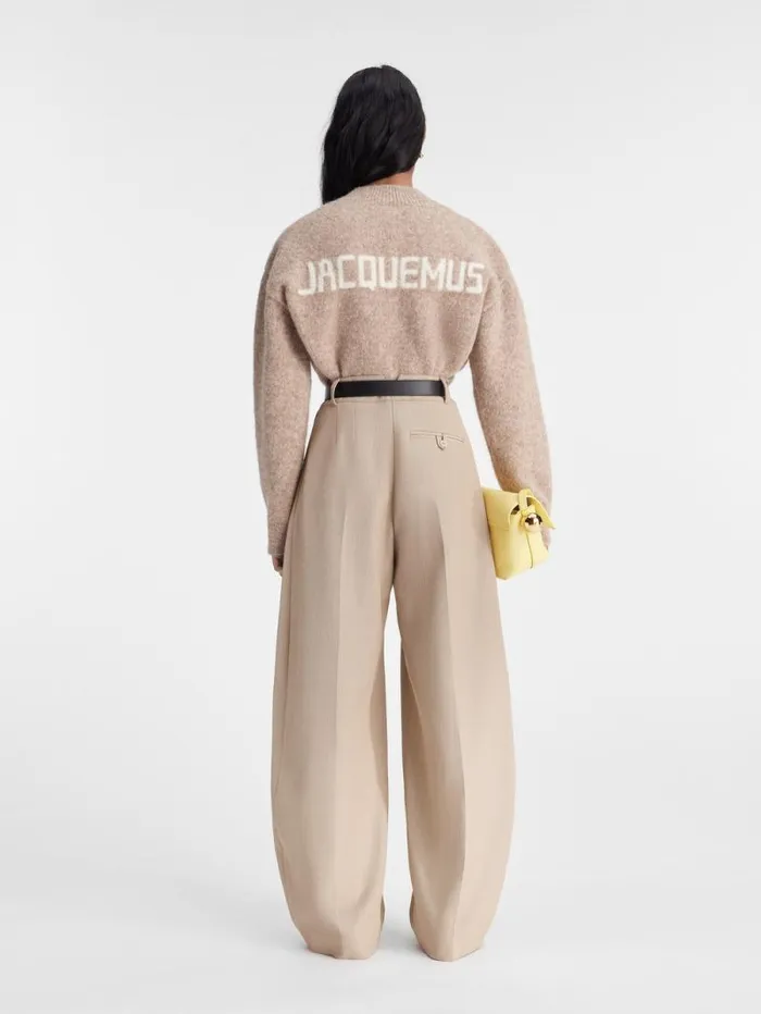 JACQUEMUS The Jacquemus Knit Beige Women Knits JACQUEMUS The Jacquemus Knit Beige Women Knits