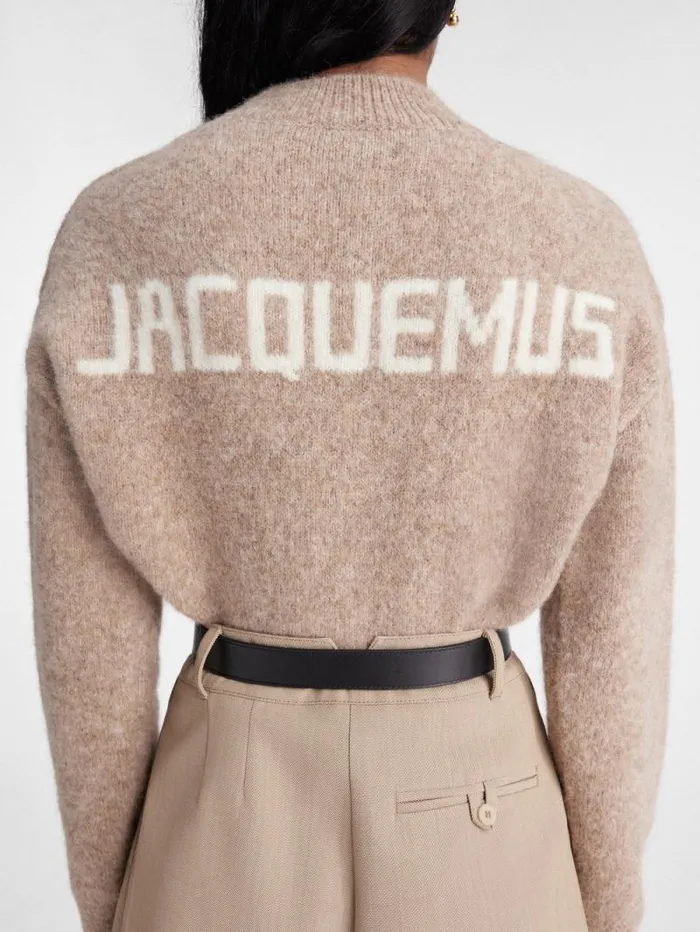 JACQUEMUS The Jacquemus Knit Beige Women Knits JACQUEMUS The Jacquemus Knit Beige Women Knits