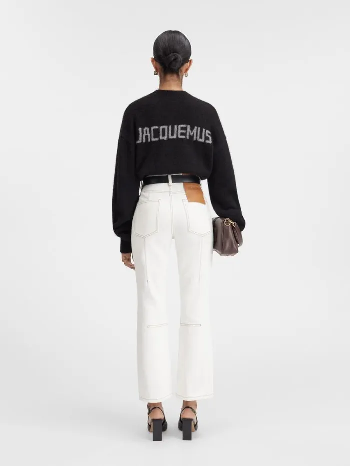 JACQUEMUS The Jacquemus Knit Black Women Knits JACQUEMUS The Jacquemus Knit Black Women Knits