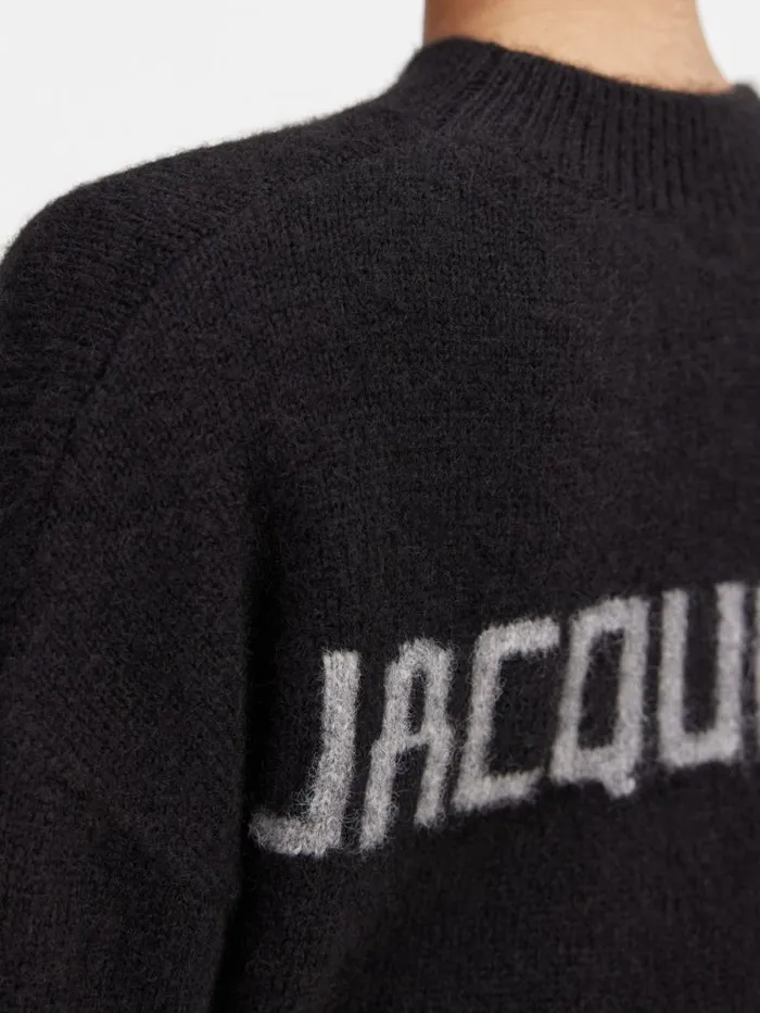 JACQUEMUS The Jacquemus Knit Black Women Knits JACQUEMUS The Jacquemus Knit Black Women Knits