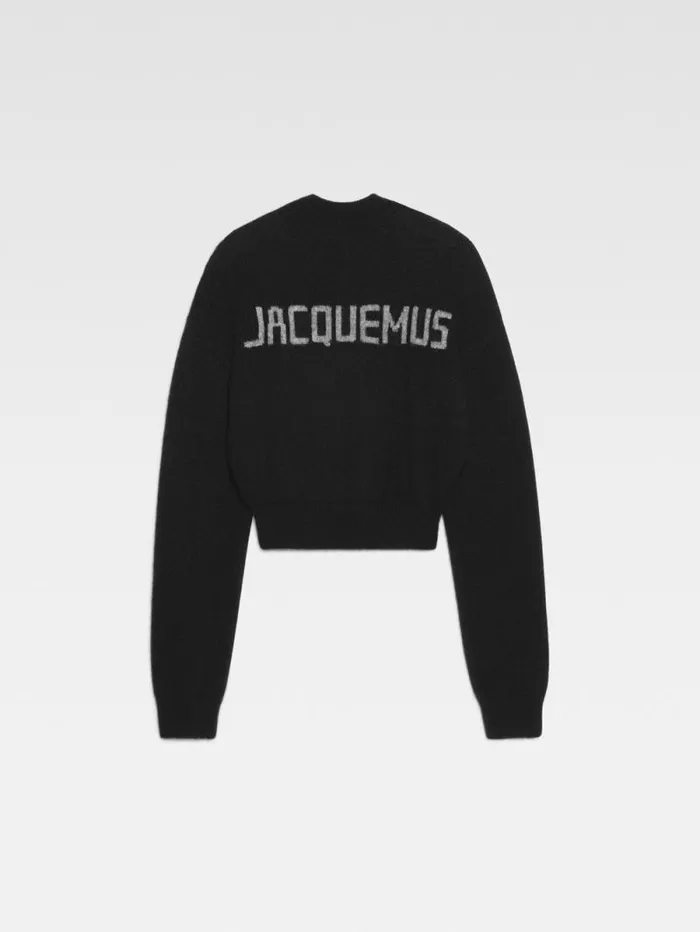 JACQUEMUS The Jacquemus Knit Black Women Knits JACQUEMUS The Jacquemus Knit Black Women Knits