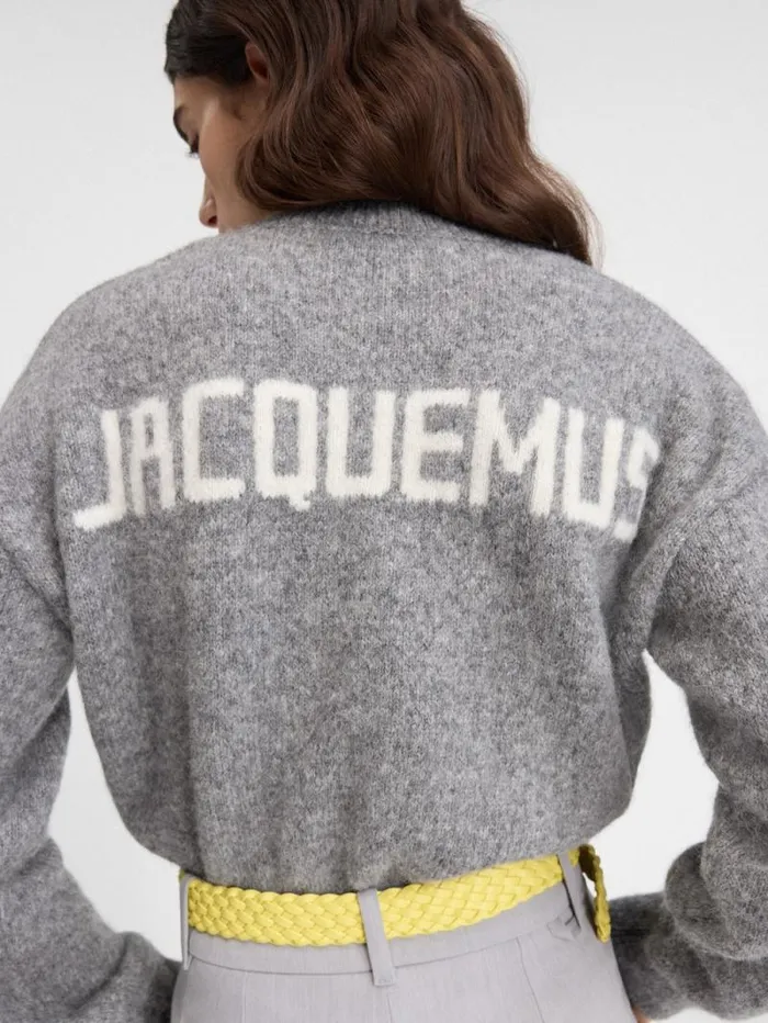 JACQUEMUS The Jacquemus Knit Grey Women Knits JACQUEMUS The Jacquemus Knit Grey Women Knits