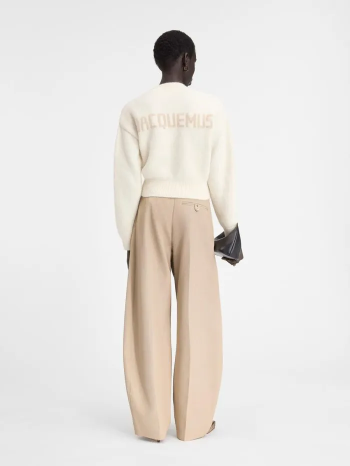 JACQUEMUS The Jacquemus Knit Light Beige Women Knits JACQUEMUS The Jacquemus Knit Light Beige Women Knits