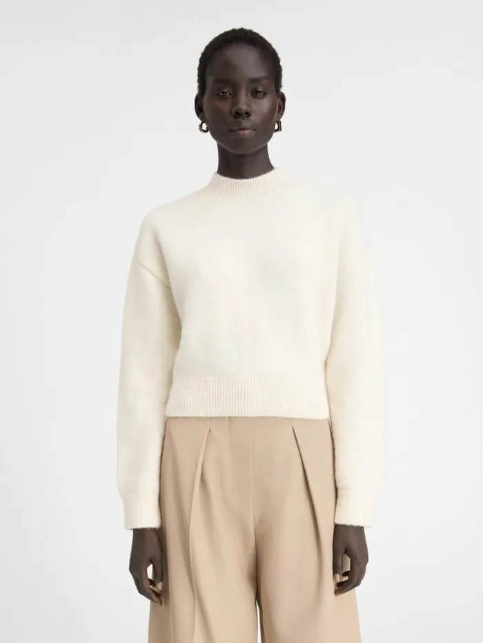 JACQUEMUS The Jacquemus Knit Light Beige Women Knits JACQUEMUS The Jacquemus Knit Light Beige Women Knits