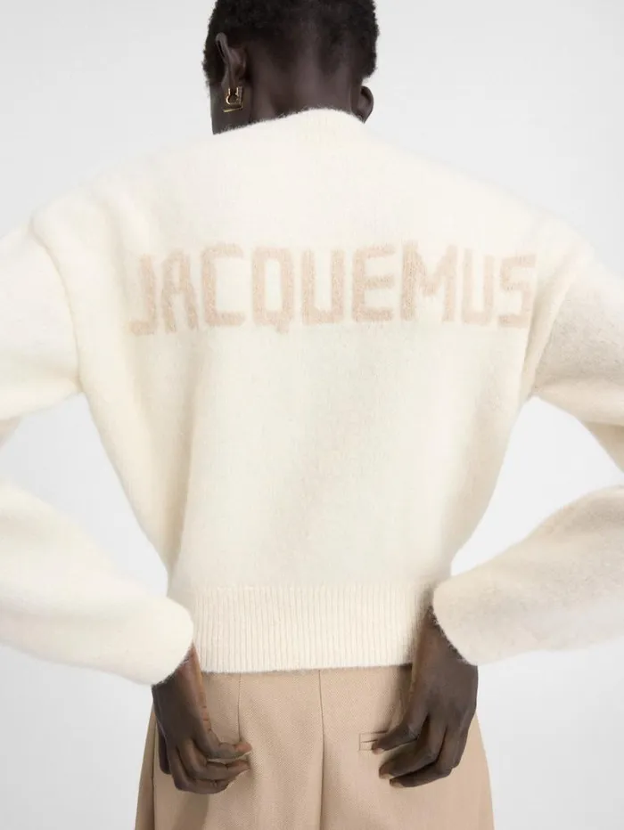 JACQUEMUS The Jacquemus Knit Light Beige Women Knits JACQUEMUS The Jacquemus Knit Light Beige Women Knits