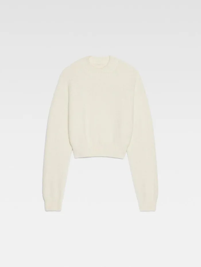 JACQUEMUS The Jacquemus Knit Light Beige Women Knits JACQUEMUS The Jacquemus Knit Light Beige Women Knits