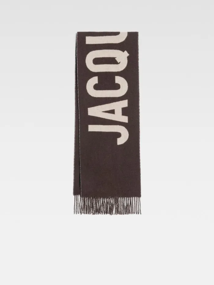 JACQUEMUS The Jacquemus Scarf Multi Brown WomenMen Scarves Beanies and Gloves