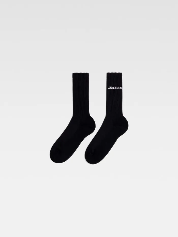 JACQUEMUS The Jacquemus Socks Black WomenMen Textile Accessories