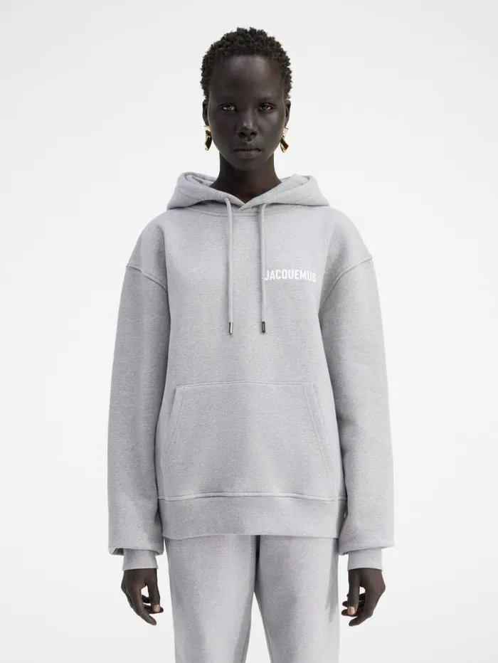 JACQUEMUS The Jacquemus Sweatshirt Grey WomenMen Sweatshirts and Joggings JACQUEMUS The Jacquemus Sweatshirt Grey WomenMen Sweatshirts and Joggings