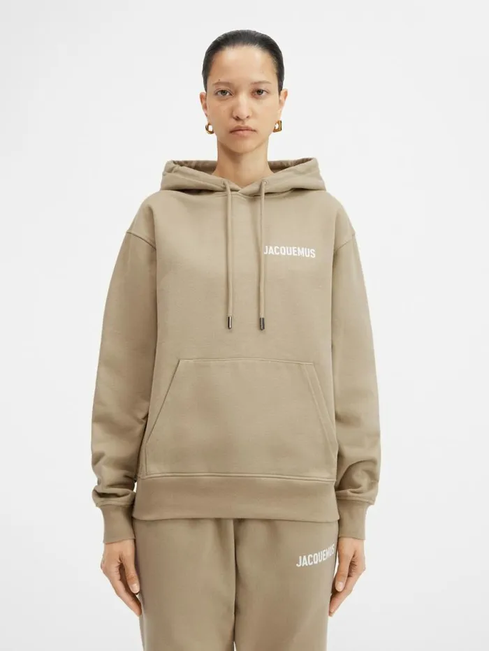 JACQUEMUS The Jacquemus Sweatshirt Light Khaki WomenMen Sweatshirts and Joggings JACQUEMUS The Jacquemus Sweatshirt Light Khaki WomenMen Sweatshirts and Joggings