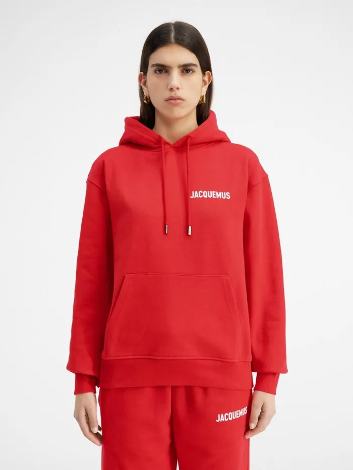 JACQUEMUS The Jacquemus Sweatshirt Red WomenMen Sweatshirts and Joggings JACQUEMUS The Jacquemus Sweatshirt Red WomenMen Sweatshirts and Joggings