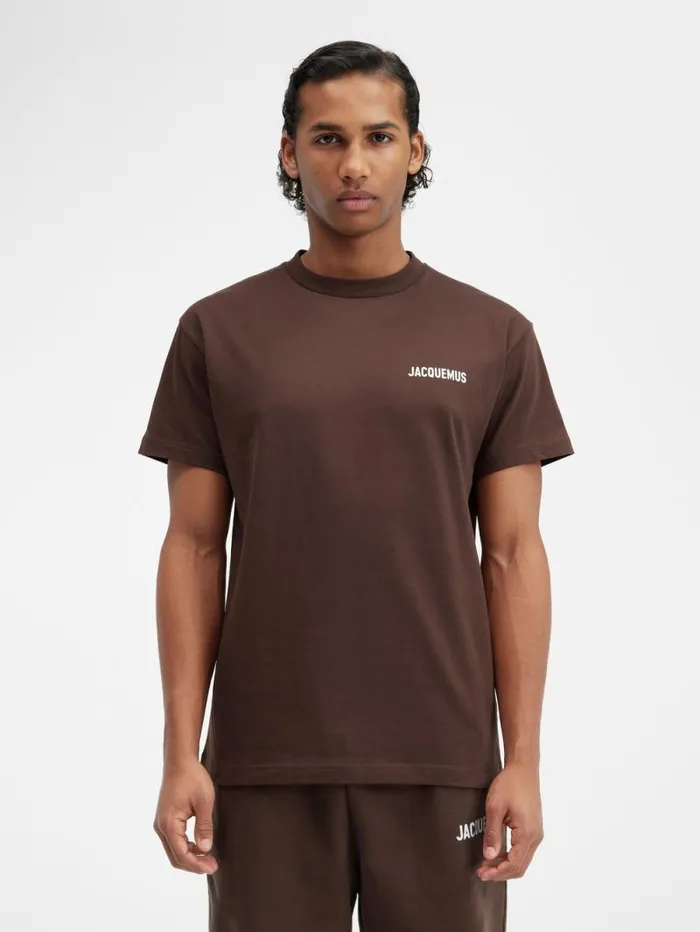 JACQUEMUS The Jacquemus Tshirt Brown WomenMen Tshirts