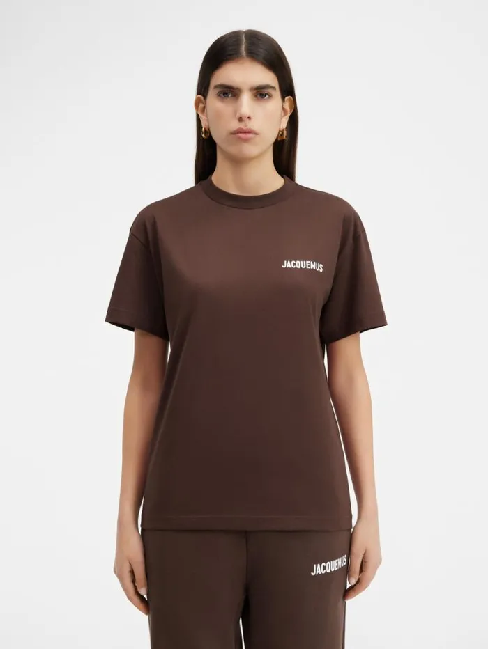 JACQUEMUS The Jacquemus Tshirt Brown WomenMen Tshirts JACQUEMUS The Jacquemus Tshirt Brown WomenMen Tshirts