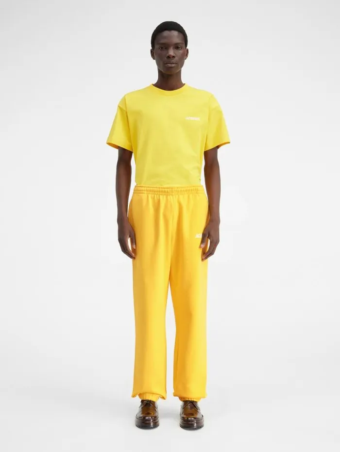 JACQUEMUS The Jacquemus Track Pants Yellow Men Sweatshirts and Joggings