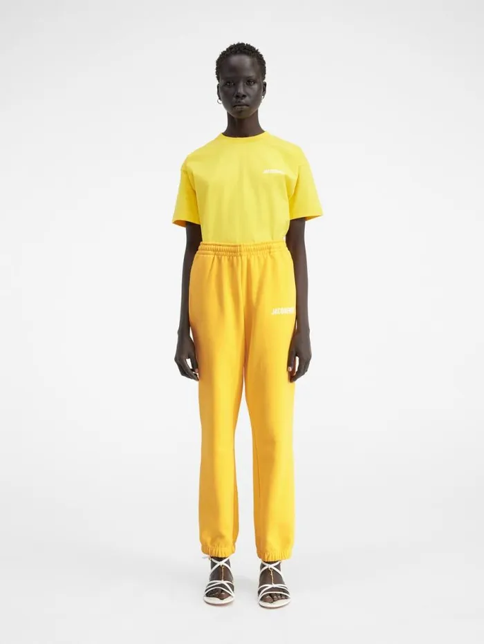 JACQUEMUS The Jacquemus Track Pants Yellow Men Sweatshirts and Joggings JACQUEMUS The Jacquemus Track Pants Yellow Men Sweatshirts and Joggings