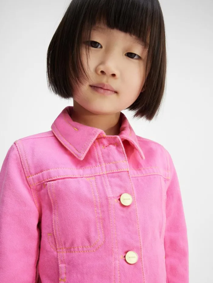JACQUEMUS The Kids039 DeNmes Denim Jacket Pink WomenMen Tops JACQUEMUS The Kids039 DeNmes Denim Jacket Pink WomenMen Tops