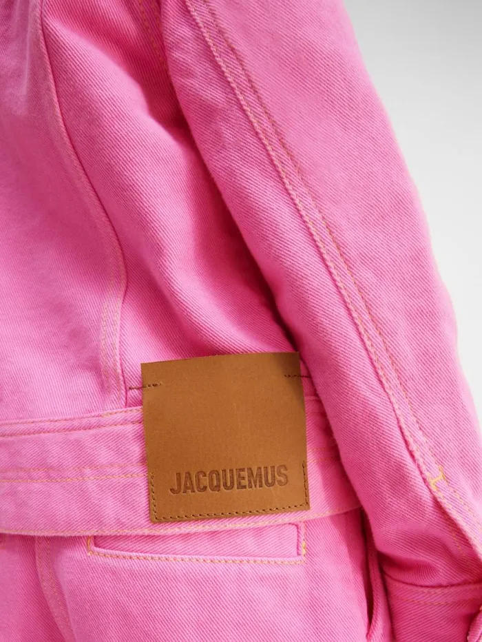 JACQUEMUS The Kids039 DeNmes Denim Jacket Pink WomenMen Tops JACQUEMUS The Kids039 DeNmes Denim Jacket Pink WomenMen Tops