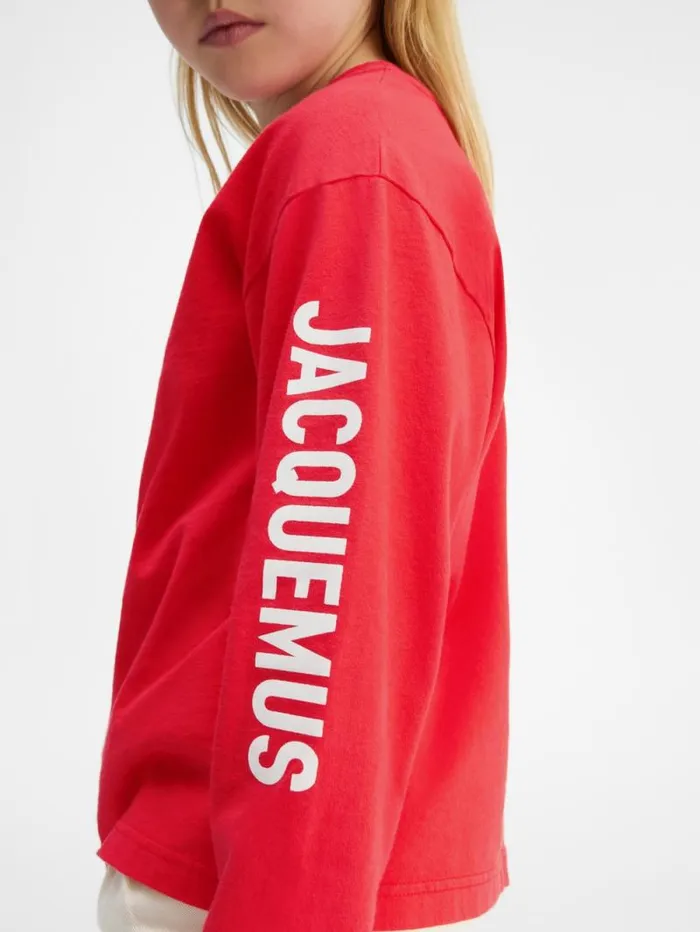 JACQUEMUS The Kids039 Longsleeve Tshirt Red WomenMen Tops JACQUEMUS The Kids039 Longsleeve Tshirt Red WomenMen Tops