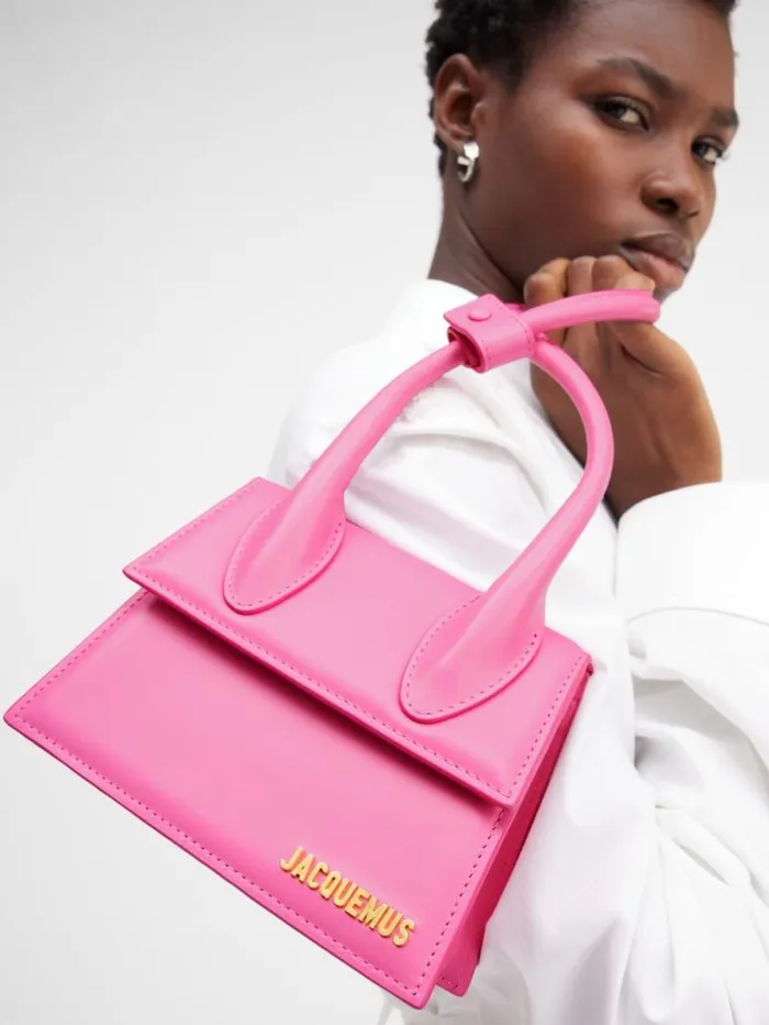 JACQUEMUS The Knot Chiquito Pink Women Crossbody and Handbags JACQUEMUS The Knot Chiquito Pink Women Crossbody and Handbags