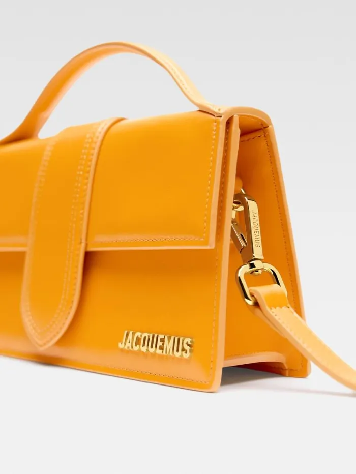 JACQUEMUS The Large Bambino Dark Orange Women Crossbody and Handbags JACQUEMUS The Large Bambino Dark Orange Women Crossbody and Handbags