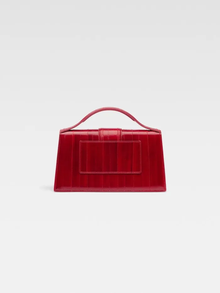 JACQUEMUS The Large Bambino Dark Red Women Crossbody and Handbags JACQUEMUS The Large Bambino Dark Red Women Crossbody and Handbags
