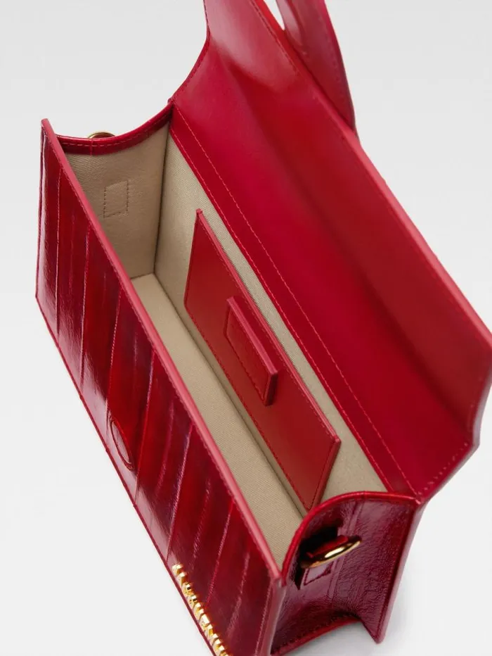 JACQUEMUS The Large Bambino Dark Red Women Crossbody and Handbags JACQUEMUS The Large Bambino Dark Red Women Crossbody and Handbags