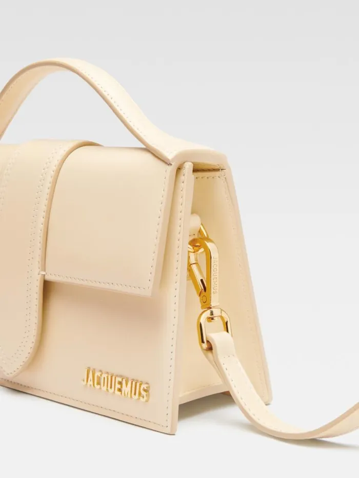 JACQUEMUS The Large Bambino Ivory Women Crossbody and Handbags JACQUEMUS The Large Bambino Ivory Women Crossbody and Handbags