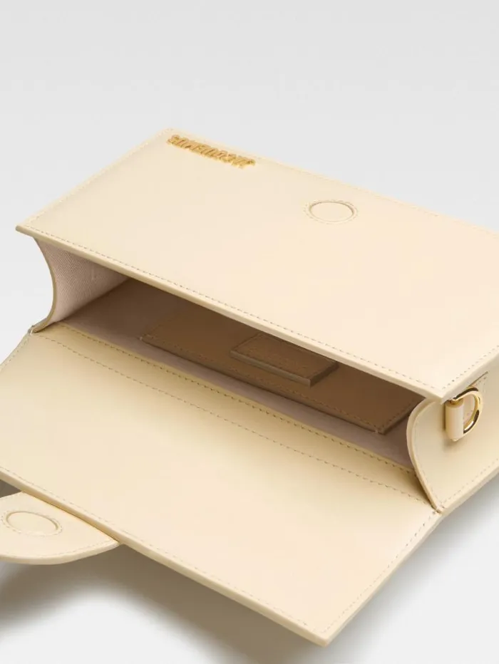 JACQUEMUS The Large Bambino Ivory Women Crossbody and Handbags JACQUEMUS The Large Bambino Ivory Women Crossbody and Handbags