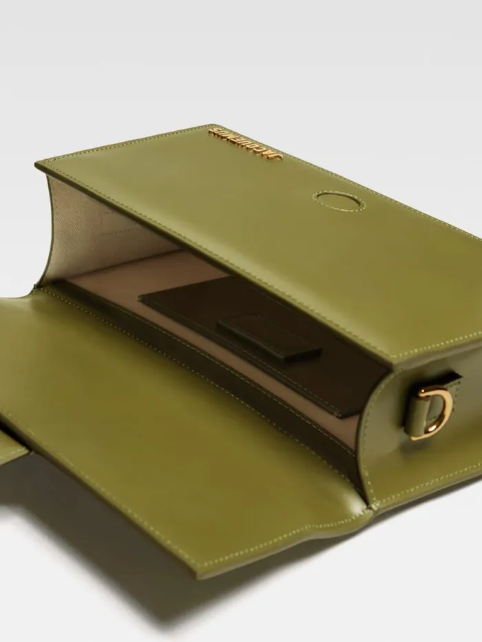 JACQUEMUS The Large Bambino Khaki Women Crossbody and Handbags JACQUEMUS The Large Bambino Khaki Women Crossbody and Handbags