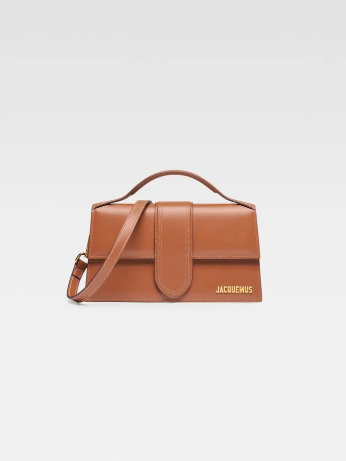 JACQUEMUS The Large Bambino Light Brown Women Crossbody and Handbags