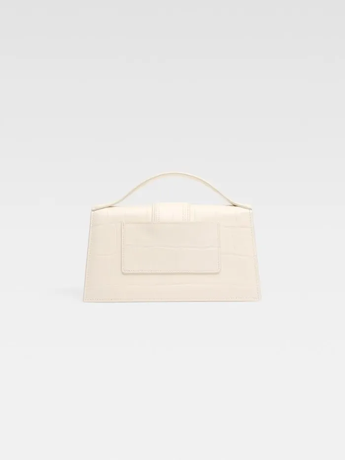 JACQUEMUS The Large Bambino Light Ivory Women Crossbody and Handbags JACQUEMUS The Large Bambino Light Ivory Women Crossbody and Handbags
