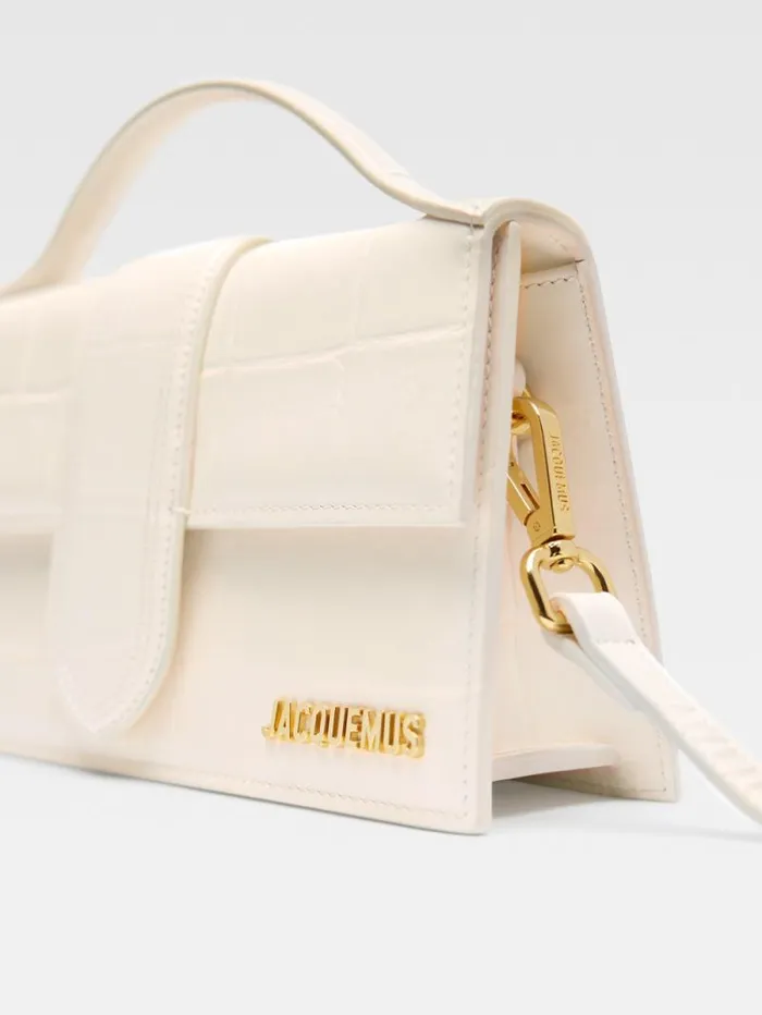 JACQUEMUS The Large Bambino Light Ivory Women Crossbody and Handbags JACQUEMUS The Large Bambino Light Ivory Women Crossbody and Handbags