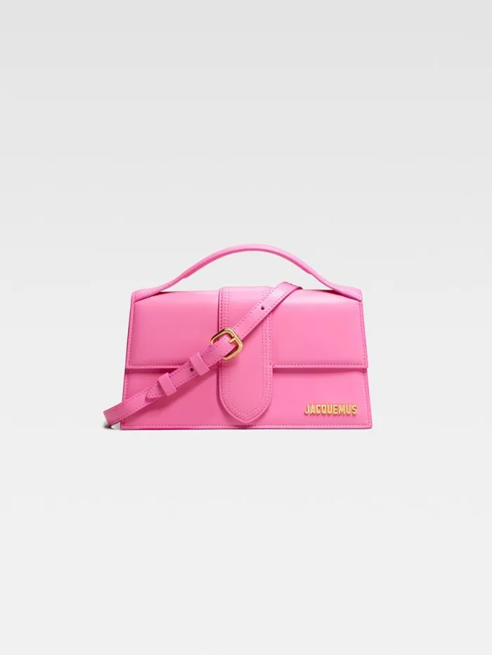 JACQUEMUS The Large Bambino Pink Women Crossbody and Handbags
