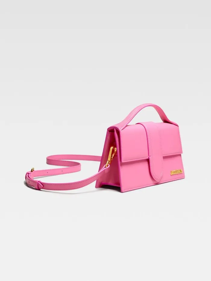 JACQUEMUS The Large Bambino Pink Women Crossbody and Handbags JACQUEMUS The Large Bambino Pink Women Crossbody and Handbags