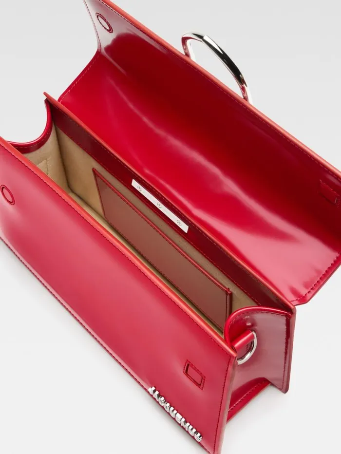 JACQUEMUS The Large Bambino Red Women Crossbody and Handbags JACQUEMUS The Large Bambino Red Women Crossbody and Handbags