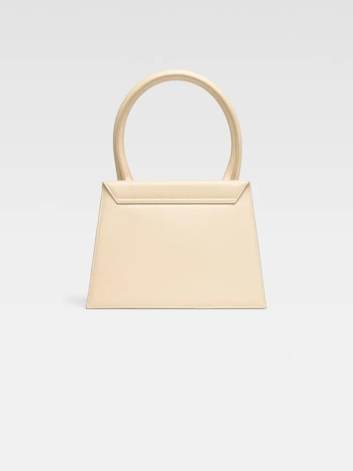 JACQUEMUS The Large Chiquito Ivory Women Crossbody and Handbags JACQUEMUS The Large Chiquito Ivory Women Crossbody and Handbags