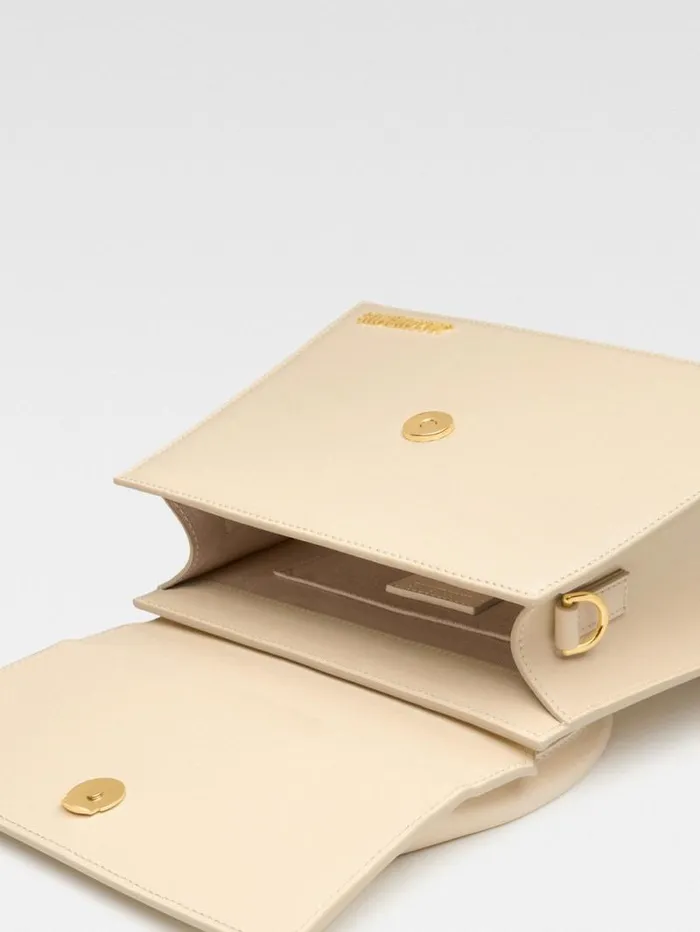 JACQUEMUS The Large Chiquito Ivory Women Crossbody and Handbags JACQUEMUS The Large Chiquito Ivory Women Crossbody and Handbags