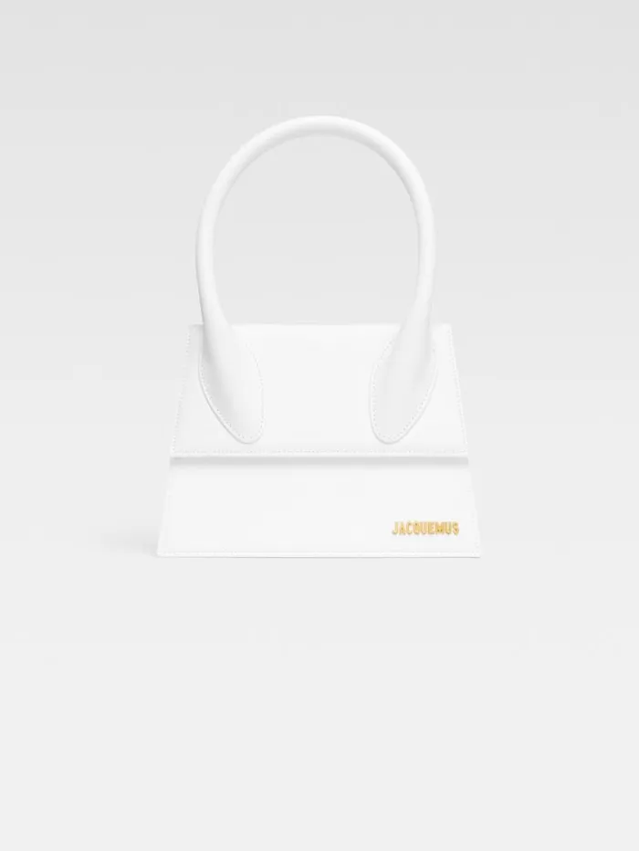 JACQUEMUS The Large Chiquito White Women Crossbody and Handbags