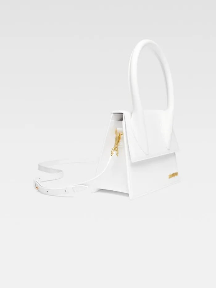 JACQUEMUS The Large Chiquito White Women Crossbody and Handbags JACQUEMUS The Large Chiquito White Women Crossbody and Handbags