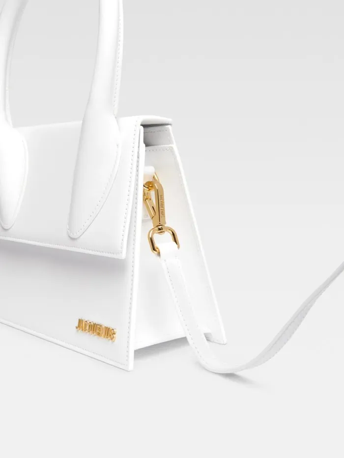 JACQUEMUS The Large Chiquito White Women Crossbody and Handbags JACQUEMUS The Large Chiquito White Women Crossbody and Handbags