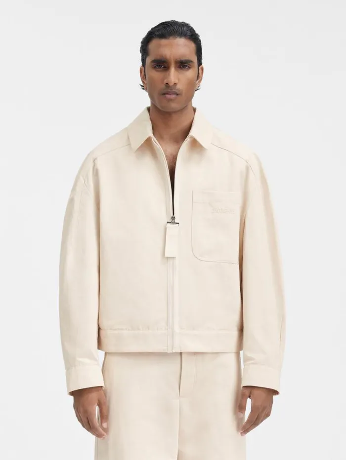 JACQUEMUS The Linu Jacket Beige Men Coats and Jackets JACQUEMUS The Linu Jacket Beige Men Coats and Jackets